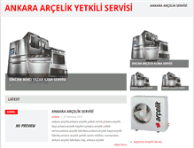 Tablet Screenshot of ankaraarcelikservisleri.com